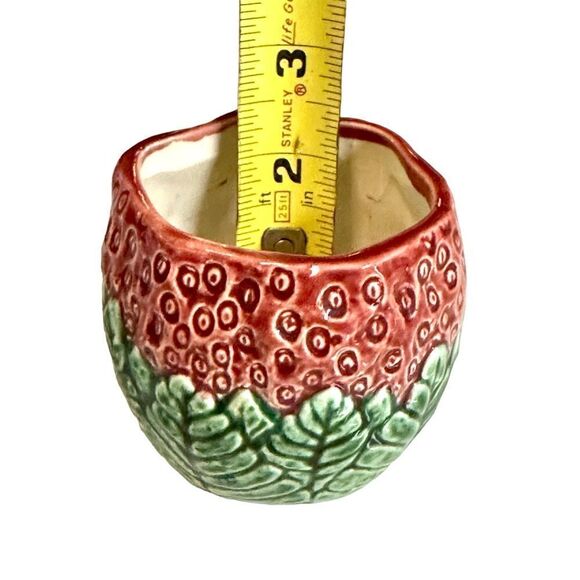 VTG Strawberry Figural Jam Jar with Spoon 112 - Picture 9 of 9